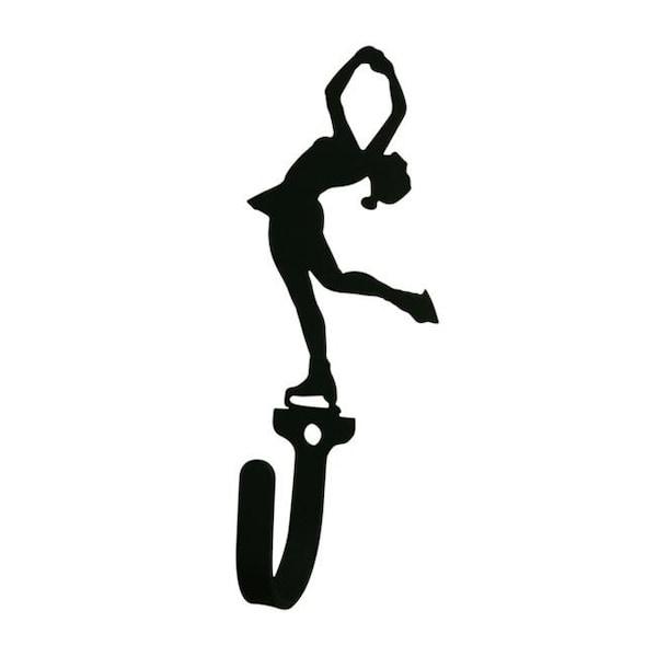 Village Wrought Iron WH-269-S Figure Skater Womans & Girls Wall Hook; Small WH-269-S - main